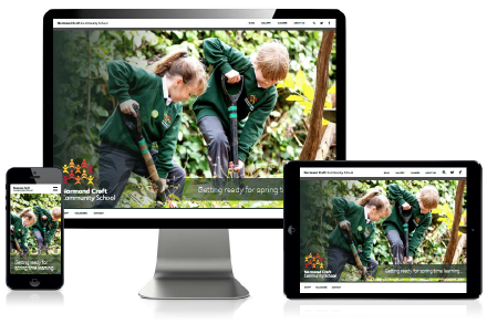 Bespoke design for responsive school websites