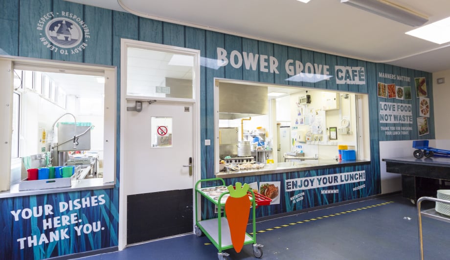 Bower Grove School - Canteen Servery