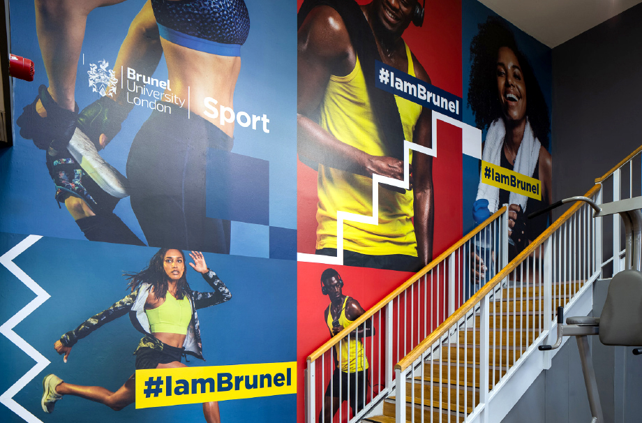 Brunel University Gym Wall Art