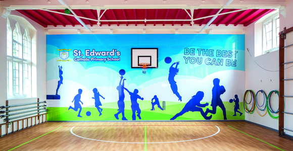 St Edward’s Primary School - Sports Hall Wrap