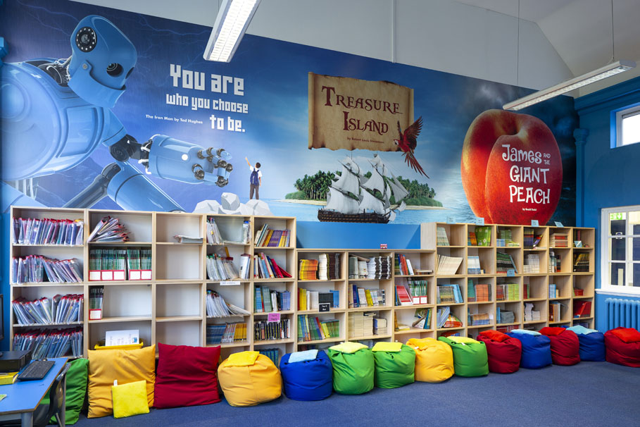 Thomas Arnold Primary School Library Wall Art